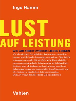 cover image of Lust auf Leistung